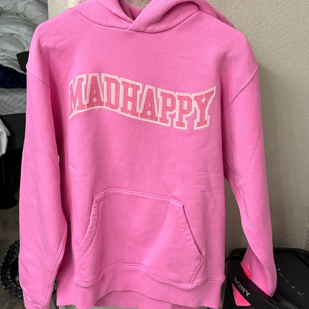 Madhappy cooper capsule SOLD OUT embroidered logo Pink Hoodie